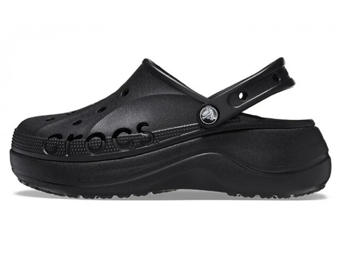 Crocs Baya Platform Clog Черные