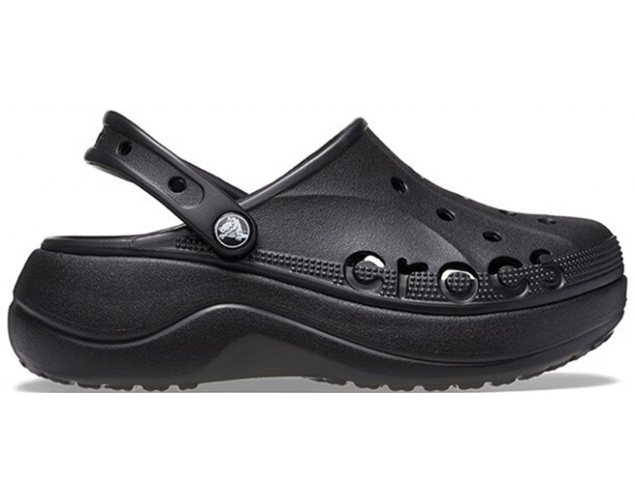 Crocs Baya Platform Clog Черные