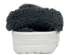 Crocs Baya Lined Fuzz Clog Утепленные Белые с темно-серым