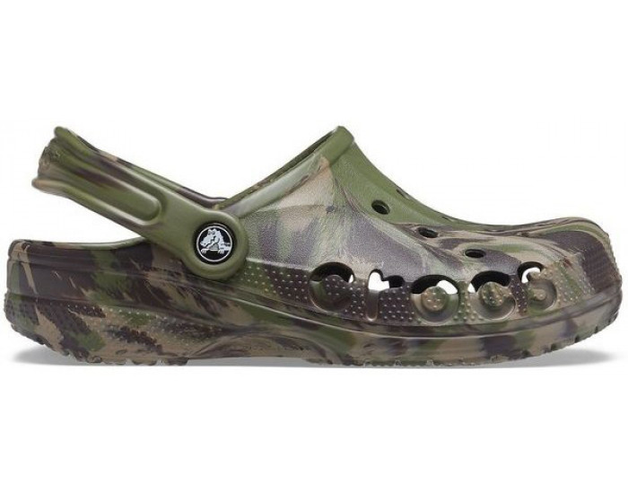 Crocs Baya Marbled Clog цвета хаки