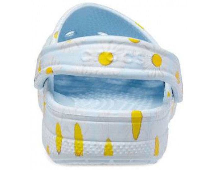 Crocs Baya Clog Ромашки бледно-голубые