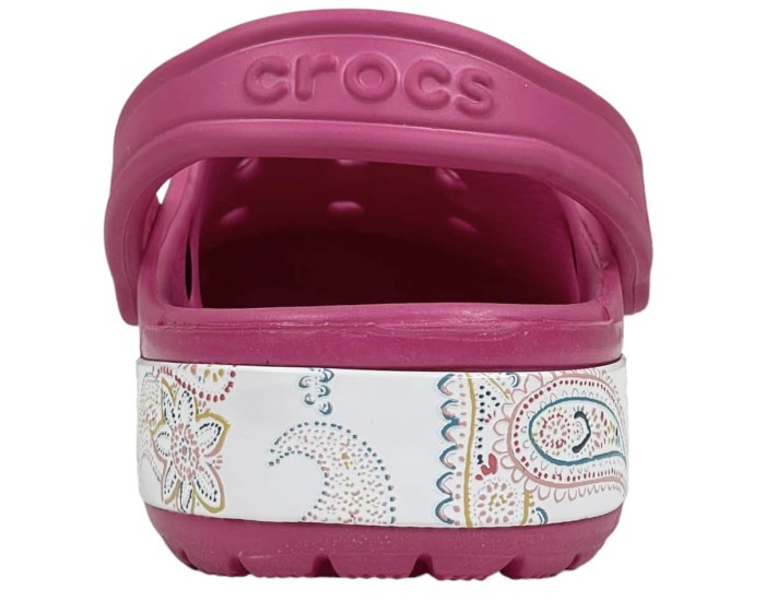 Crocs Bayaband Bandana Print Clog Розовые