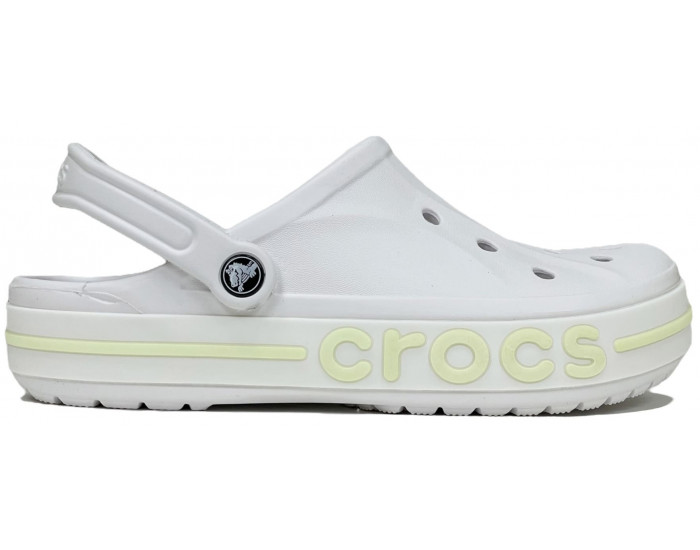 Crocs Bayaband Clog Белые с желтым