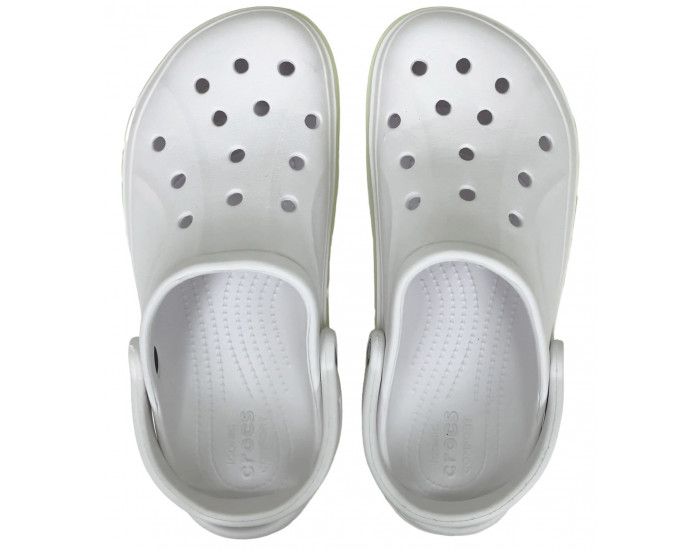 Crocs Bayaband Clog Белые с желтым