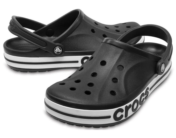Crocs Bayaband Clog Черные с белым