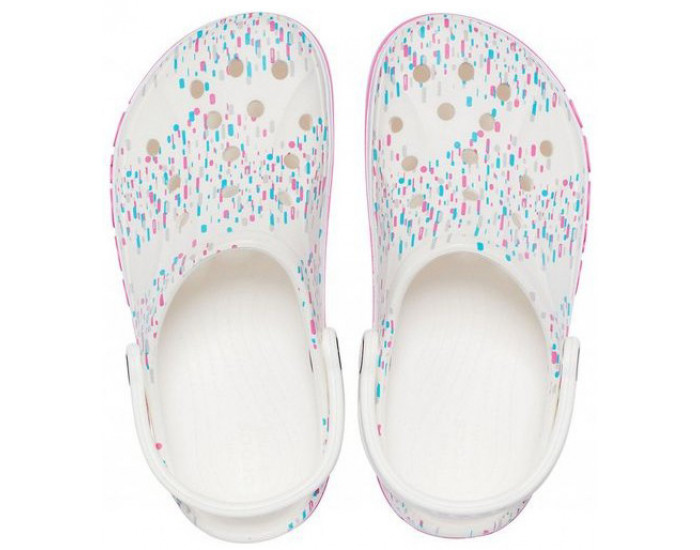 Crocs Bayaband Seasonal Printed Clog Белые