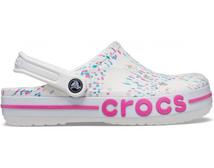 Crocs Bayaband Seasonal Printed Clog Белые