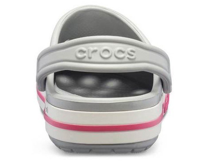 Crocs Bayaband Clog Серые с розовым