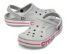 Crocs Bayaband Clog Серые с розовым