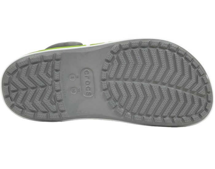 Crocs Bayaband Clog Серые с зеленым