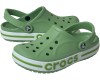 Crocs Bayaband Clog темно-зеленые с белым