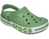 Crocs Bayaband Clog темно-зеленые с белым