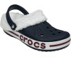 Crocs Bayaband Clog Утепленные Темно-синие (мех снимается)