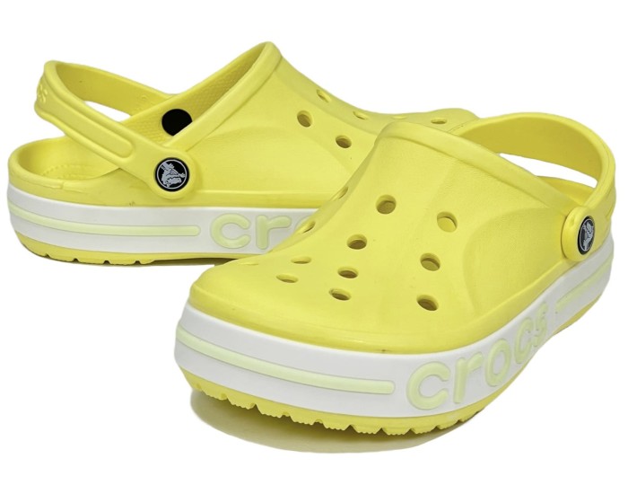 Crocs Bayaband Clog Желтые с белым