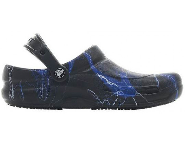 Crocs Bistro Graphic Clog Черные с синим