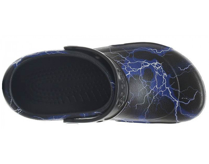 Crocs Bistro Graphic Clog Черные с синим