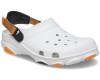 Crocs Classic All Terrain Clog Белые с оранжевым