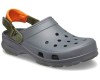 Crocs Classic All Terrain Clog Серые с оранжевым