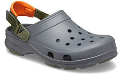 Crocs Classic All Terrain Clog Серые с оранжевым