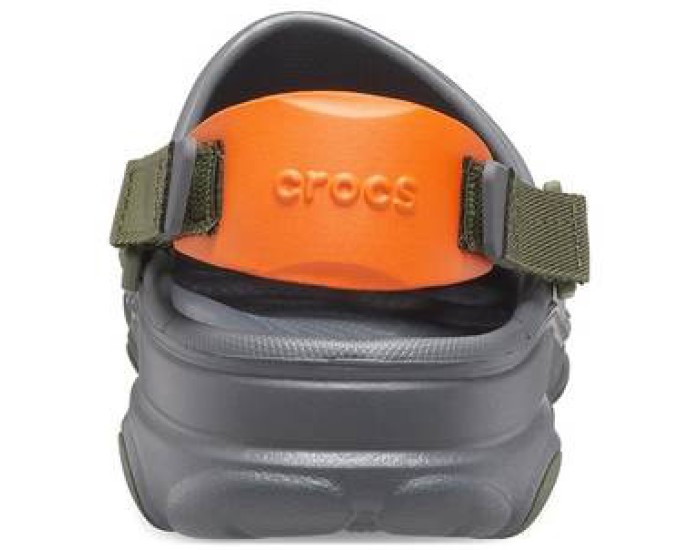 Crocs Classic All Terrain Clog Серые с оранжевым