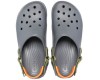 Crocs Classic All Terrain Clog Серые с оранжевым