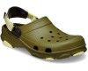 Crocs Classic All Terrain Clog Зеленые с желтым