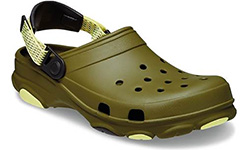 Crocs Classic All Terrain Clog Зеленые с желтым