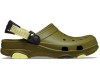 Crocs Classic All Terrain Clog Зеленые с желтым