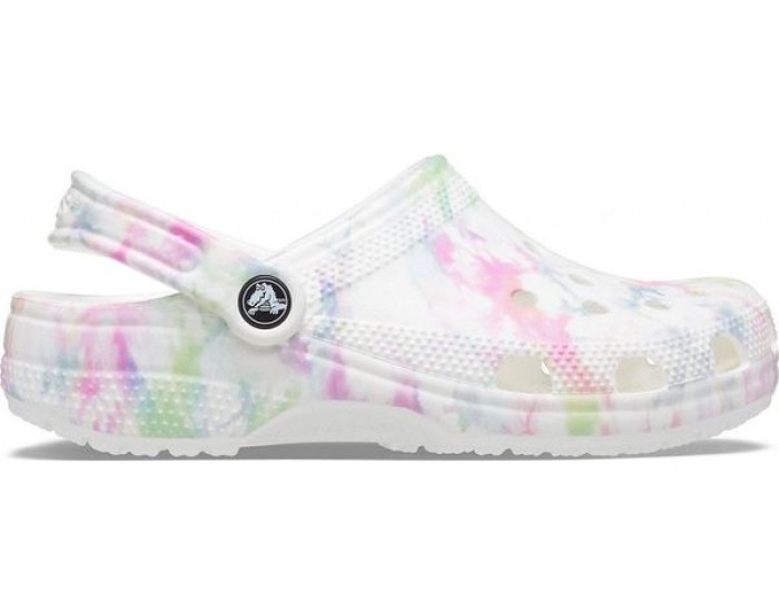 Crocs Classic Bleach Dye Clog Белые