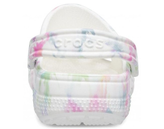 Crocs Classic Bleach Dye Clog Белые