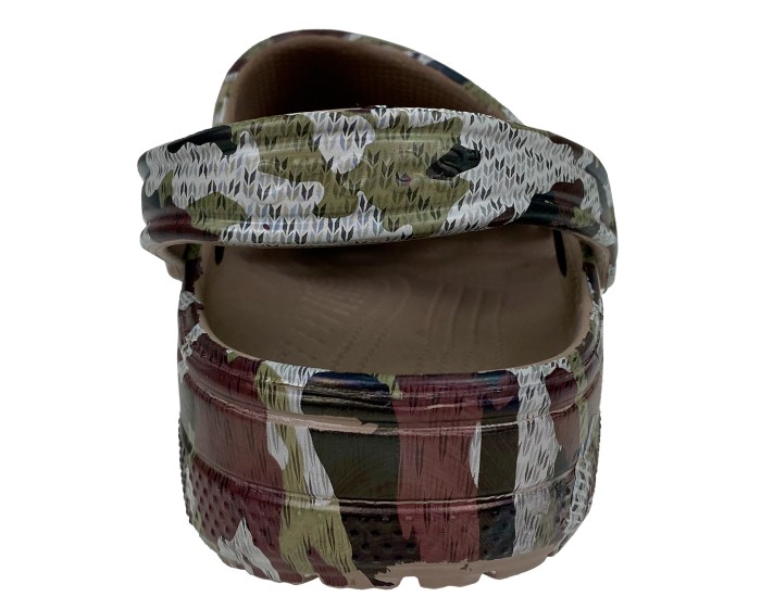 Crocs Classic Clog Camo Rex коричневые