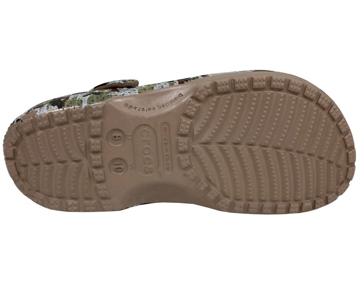 Crocs Classic Clog Camo Rex коричневые