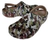 Crocs Classic Clog Camo Rex коричневые