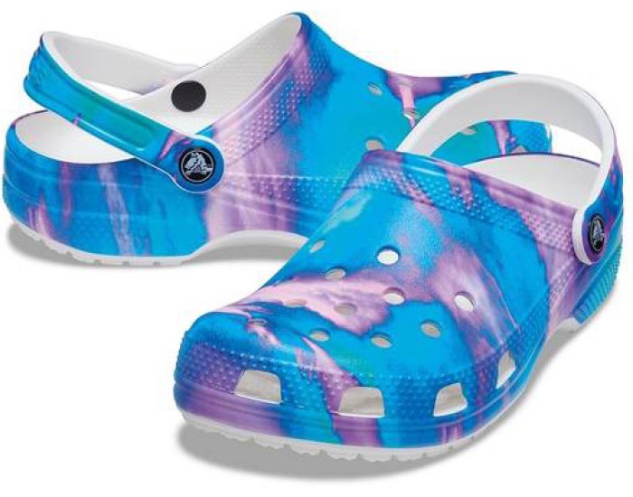 Crocs Classic Out of this World II Clog голубые с фиолетовым