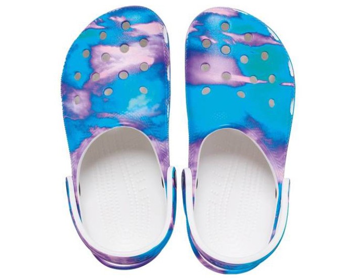 Crocs Classic Out of this World II Clog голубые с фиолетовым
