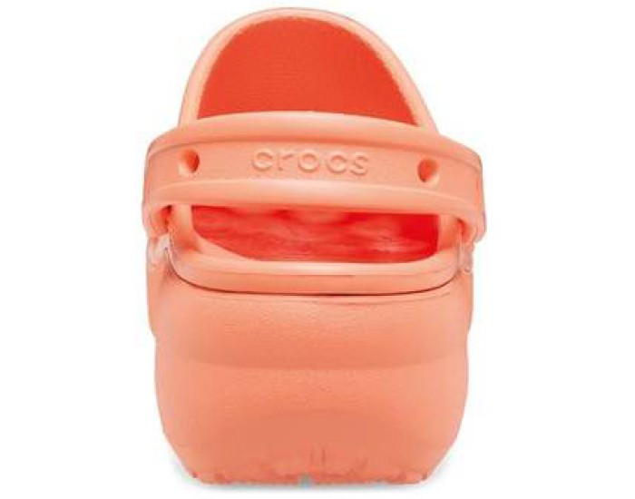 Crocs Classic Platform Clog оранжевые