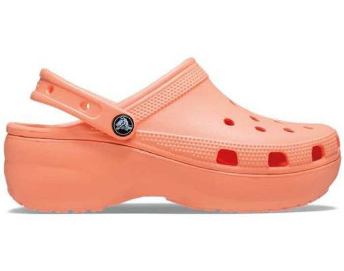 Crocs Classic Platform Clog оранжевые