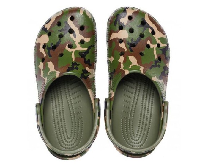 Crocs Classic Printed Camo Clog цвета хаки