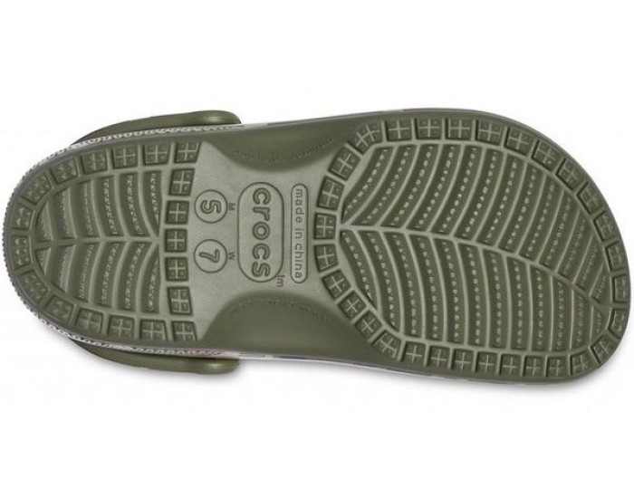 Crocs Classic Printed Camo Clog цвета хаки