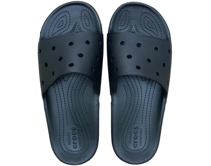 Crocs Classic Slide All Black черные