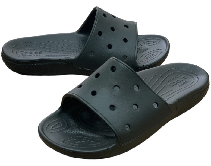 Crocs Classic Slide All Black черные