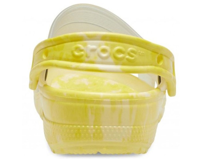 Crocs Classic Translucent Bleach Dye Clog Желтые