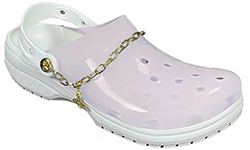 Crocs Classic Translucent Clog Charms White Белые