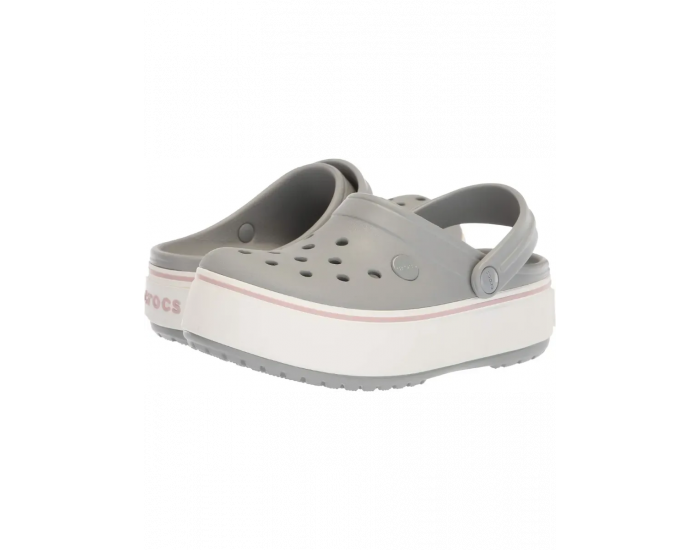Crocs Crocband Platform Clog Grey Серые