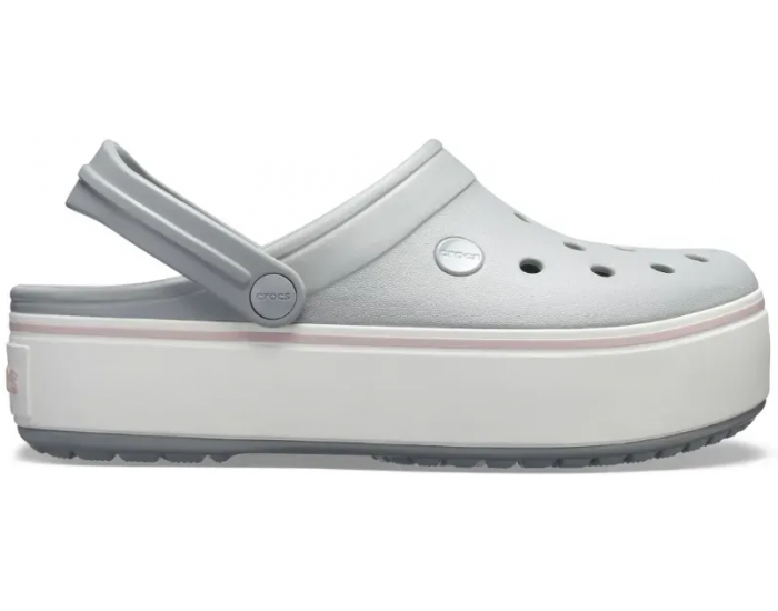 Crocs Crocband Platform Clog Grey Серые