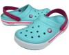 Crocs Crocband II Clog голубые с розовым