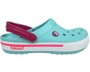 Crocs Crocband II Clog голубые с розовым