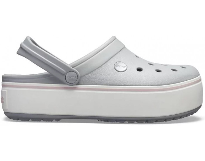 Crocs Crocband Platform Clog Grey Rose