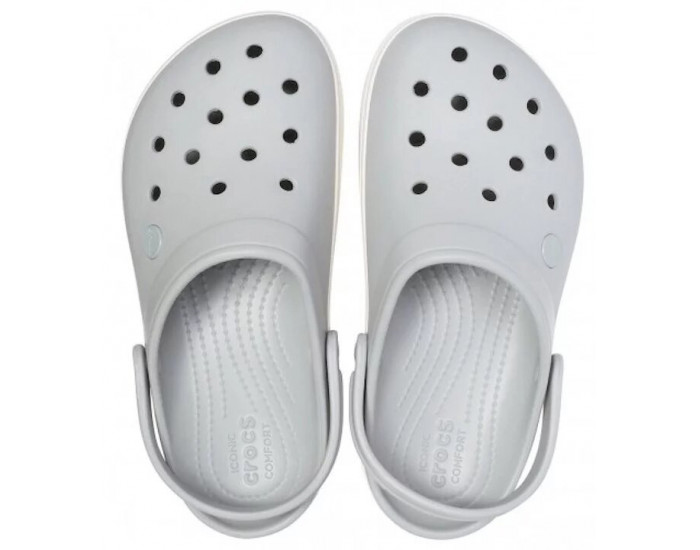 Crocs Crocband Platform Clog Grey Rose