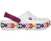 Crocs Crocband Rainbow Gitter Clog Белые